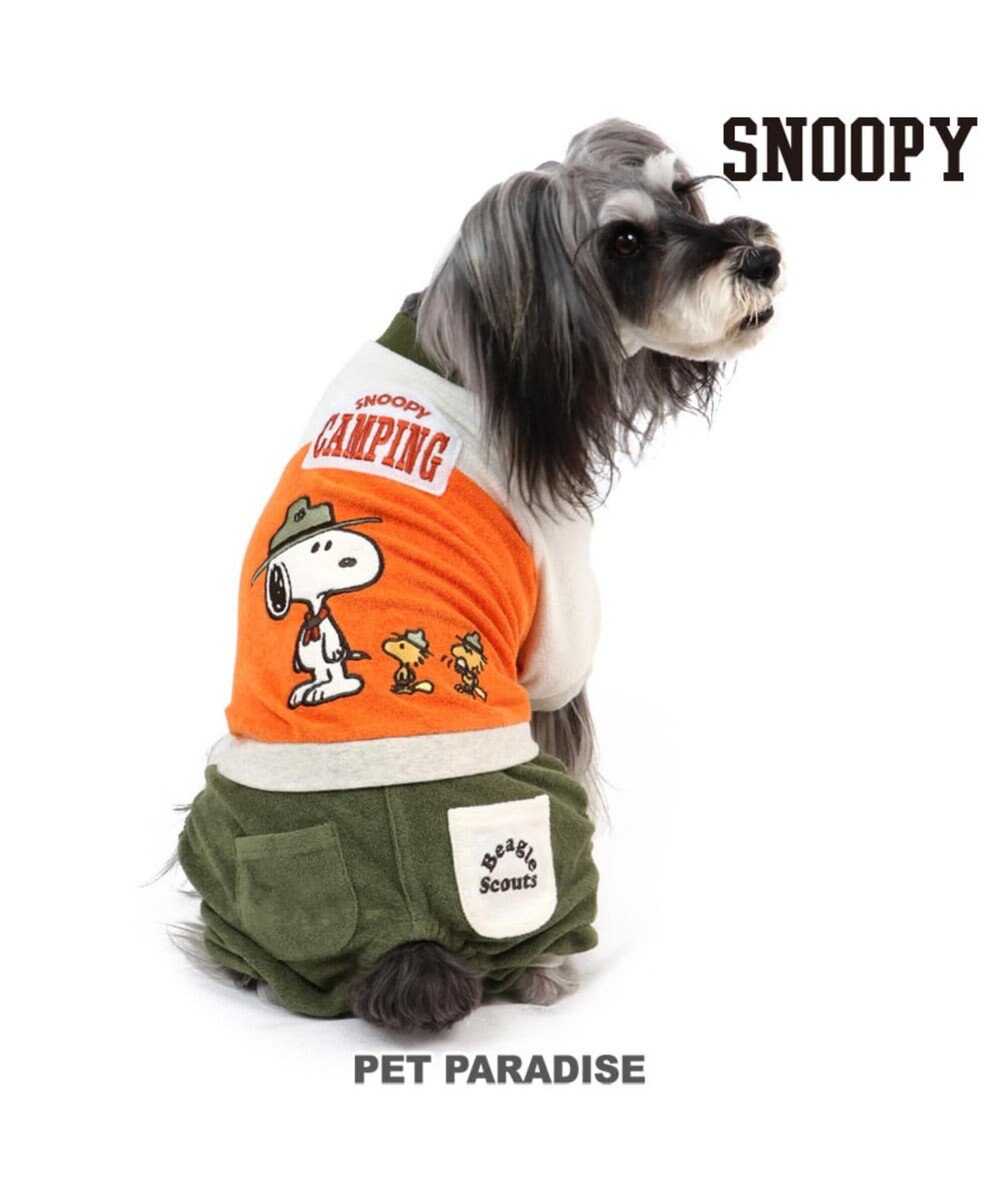 スヌーピー ビーグルスカウト柄 サーモキープロンパース 小型犬 Pet Paradise 通販 雑貨とペット用品の通販サイト マザーガーデン ペットパラダイス