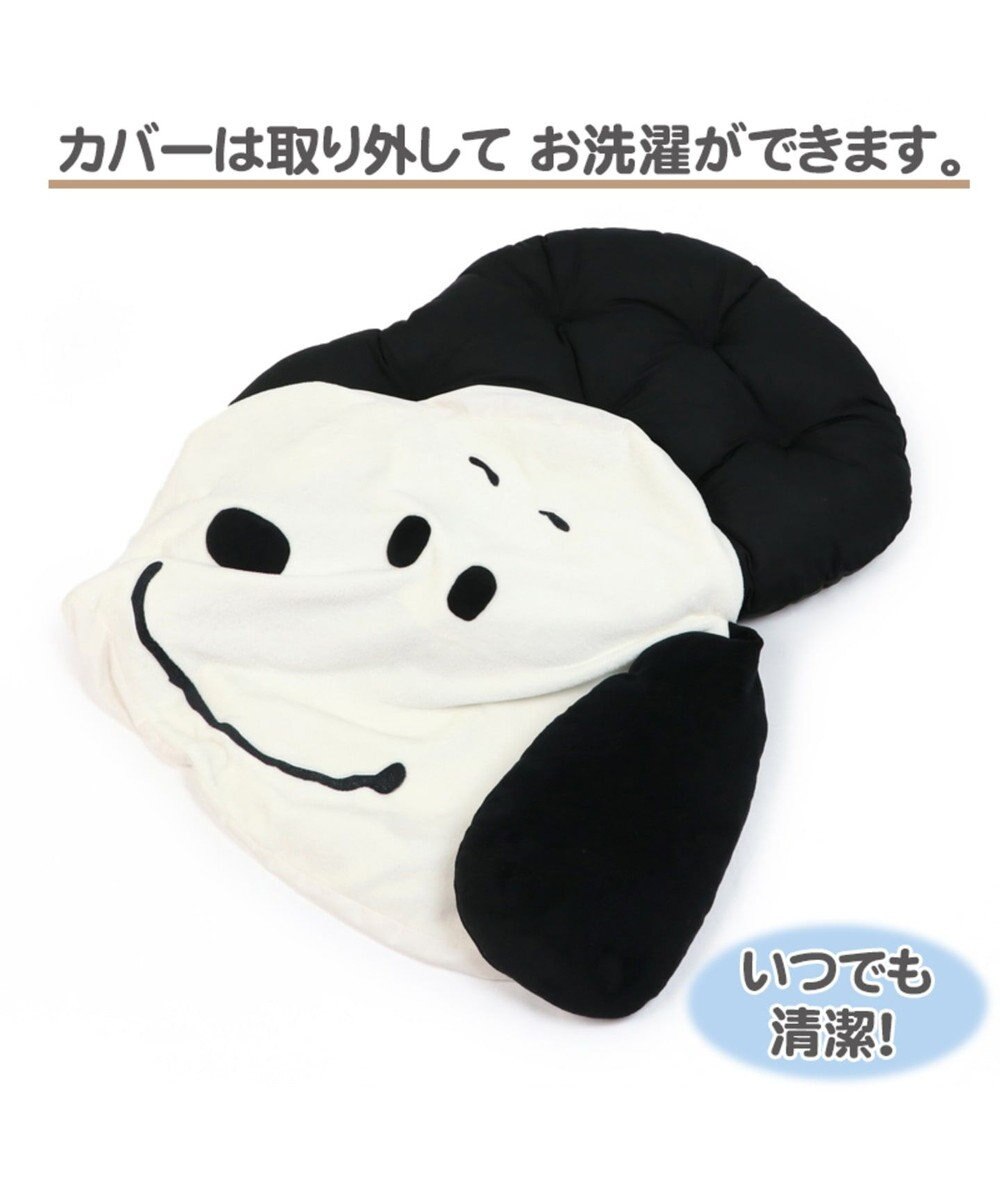 PET PARADISE   犬用品 ペットグッズ ベッド ベット ペットパラダイス スヌーピー フェイス クッション (100×69cm) |  犬 猫 ベッド マット 小型犬 介護 おしゃれ かわいい ふわふわ あごのせ 