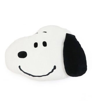 PET PARADISE   犬用品 ペットグッズ ベッド ベット ペットパラダイス スヌーピー フェイス クッション (100×69cm) |  犬 猫 ベッド マット 小型犬 介護 おしゃれ かわいい ふわふわ あごのせ 白~オフホワイト