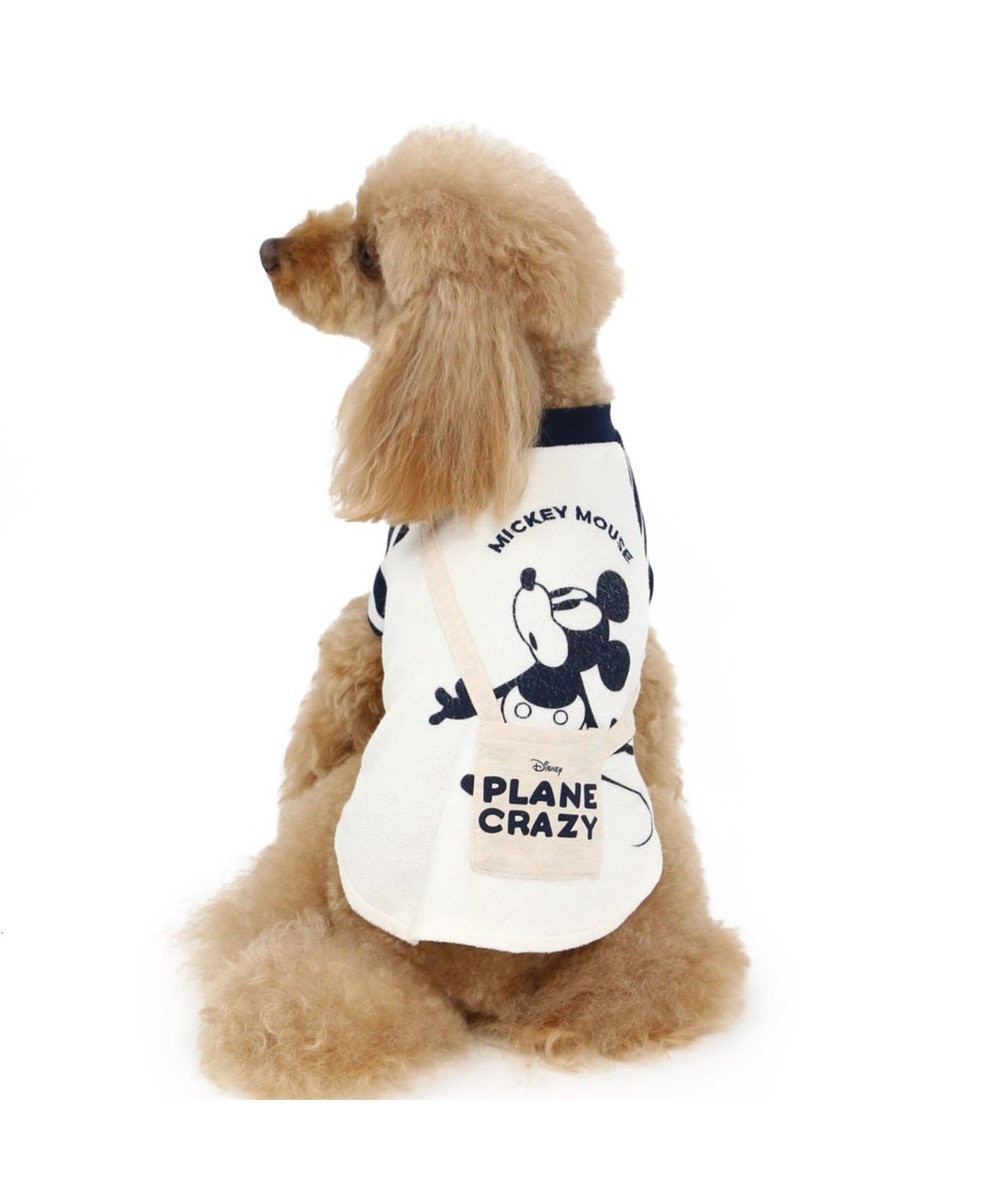 PET PARADISE ディズニー ミッキーマウス サーモキープパイルTシャツ〔小型犬〕 紺(ネイビー・インディゴ)
