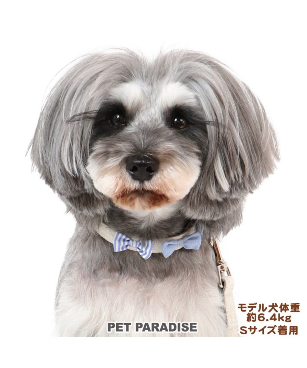 PET PARADISE ペットパラダイス りぼん 首輪  ペットSS 〔小型犬〕 ベージュ