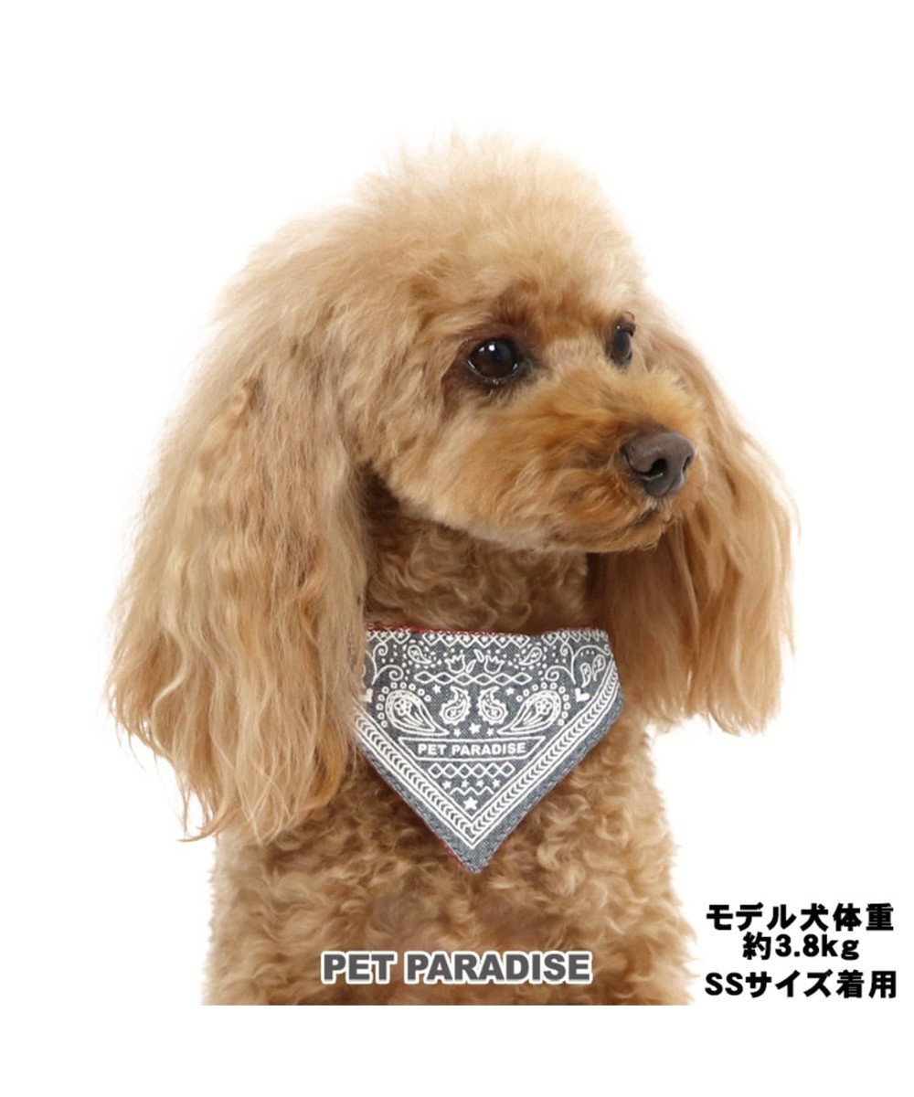 PET PARADISE ペットパラダイス バンダナ 首輪 ペット3S 〔小型犬〕 カーキ