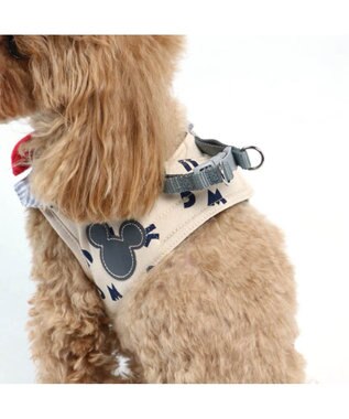 PET PARADISE ミッキーマウス アイコン柄 ベストハーネス S 〔小型犬〕 グレー
