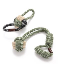 PET PARADISE ペットパラダイス 引っ張りボール トイ カーキ