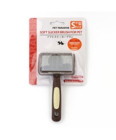 PET PARADISE ペットパラダイス スリッカーブラシ S 茶