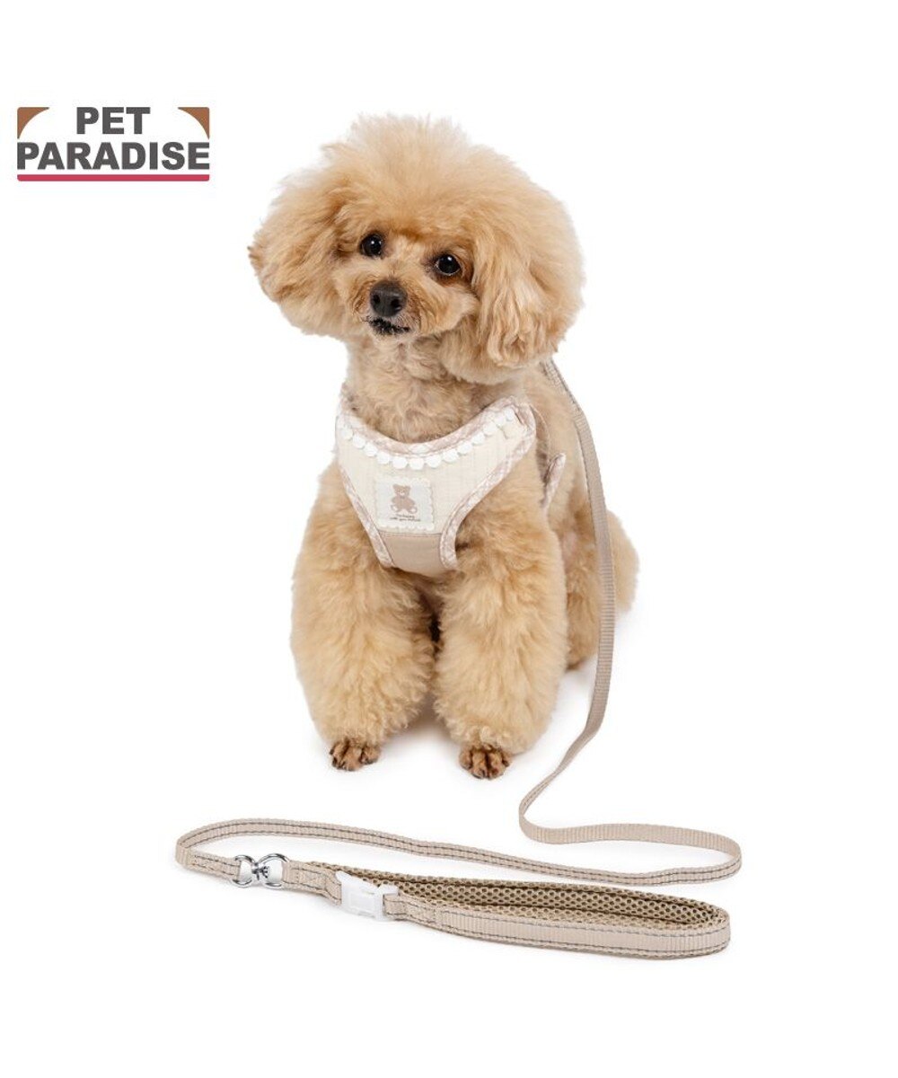 ペットパラダイス くまちゃん リード付きハーネス 《チェック柄》 4S