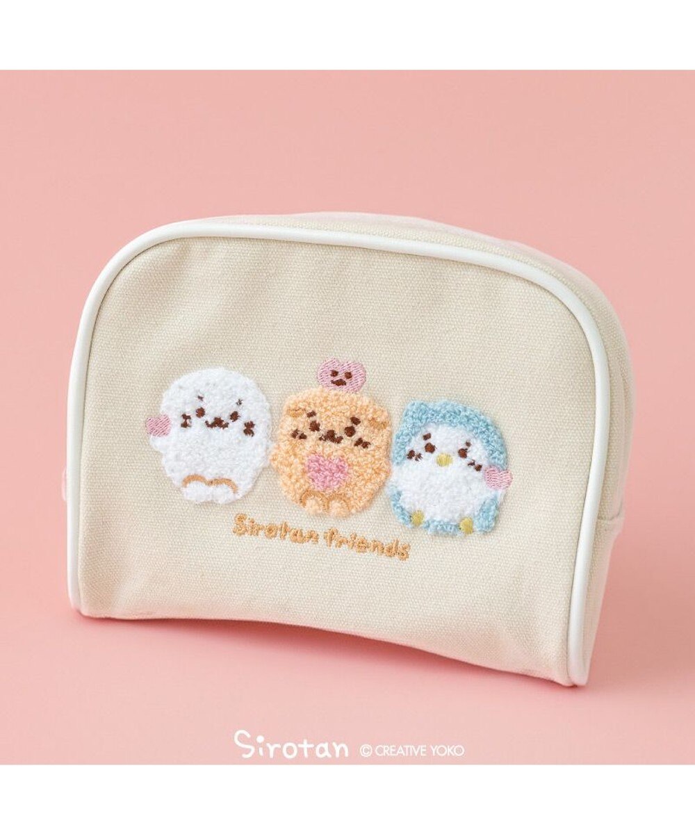 サクラ♡Simpleリボンのポーチ2体用♡1体用♡SnowMan しろたん らむね ふわふわ ポーチ 【単品】 / Mother garden