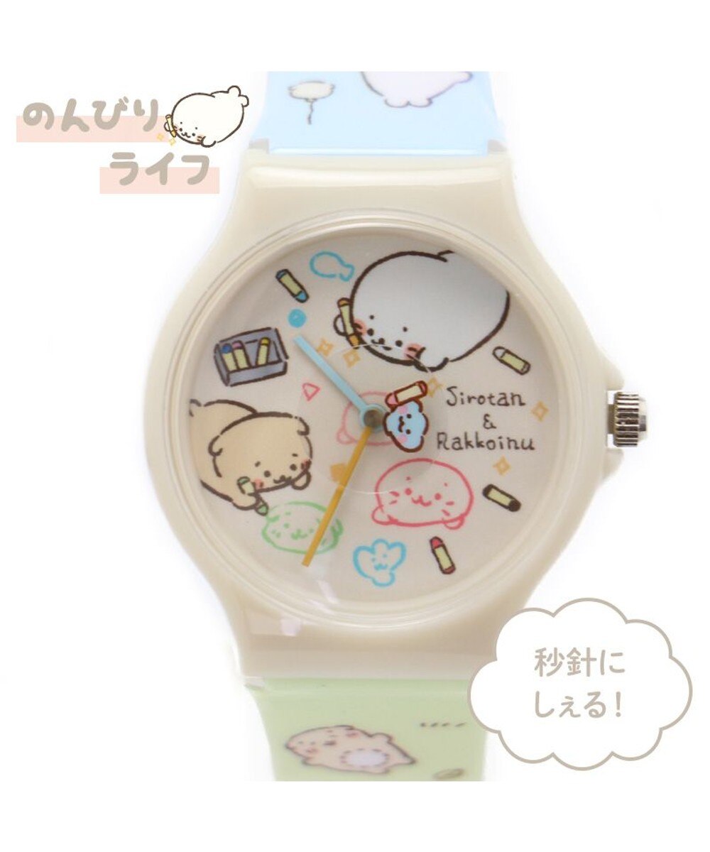 しろたん 合皮 腕時計 《ホワイト/ブラック》 / Mother garden
