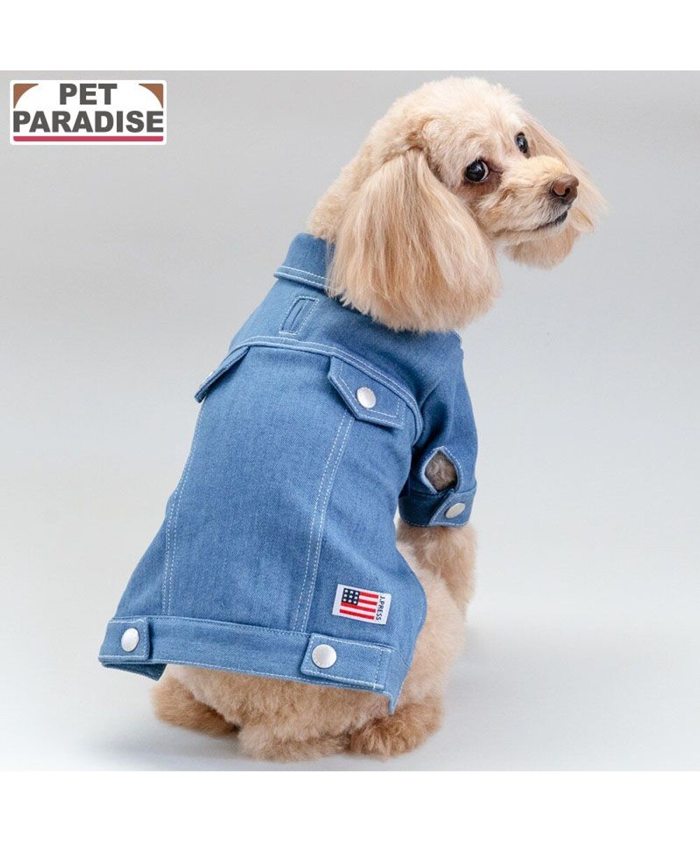 ペットパラダイス 重ね着風デニムジャケット 小型犬 / PET PARADISE