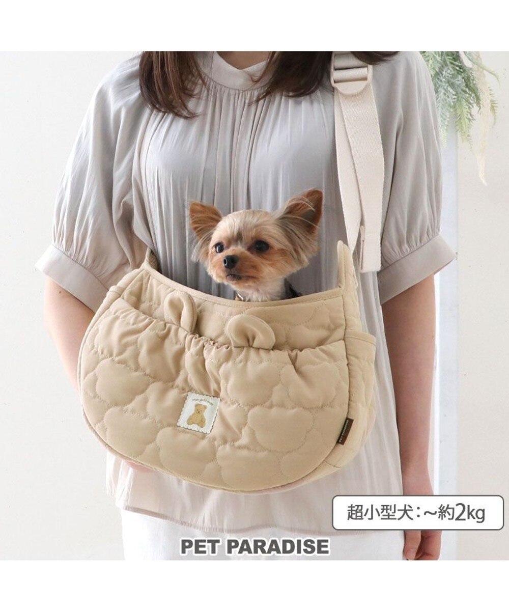 Lee ヒッコリー スリング ホワイト Ｍ 小型犬 約4～8kg (ᵔᴥᵔ) Lee ハグ＆リュック ヒッコリー キャリーバッグ S 超小型犬