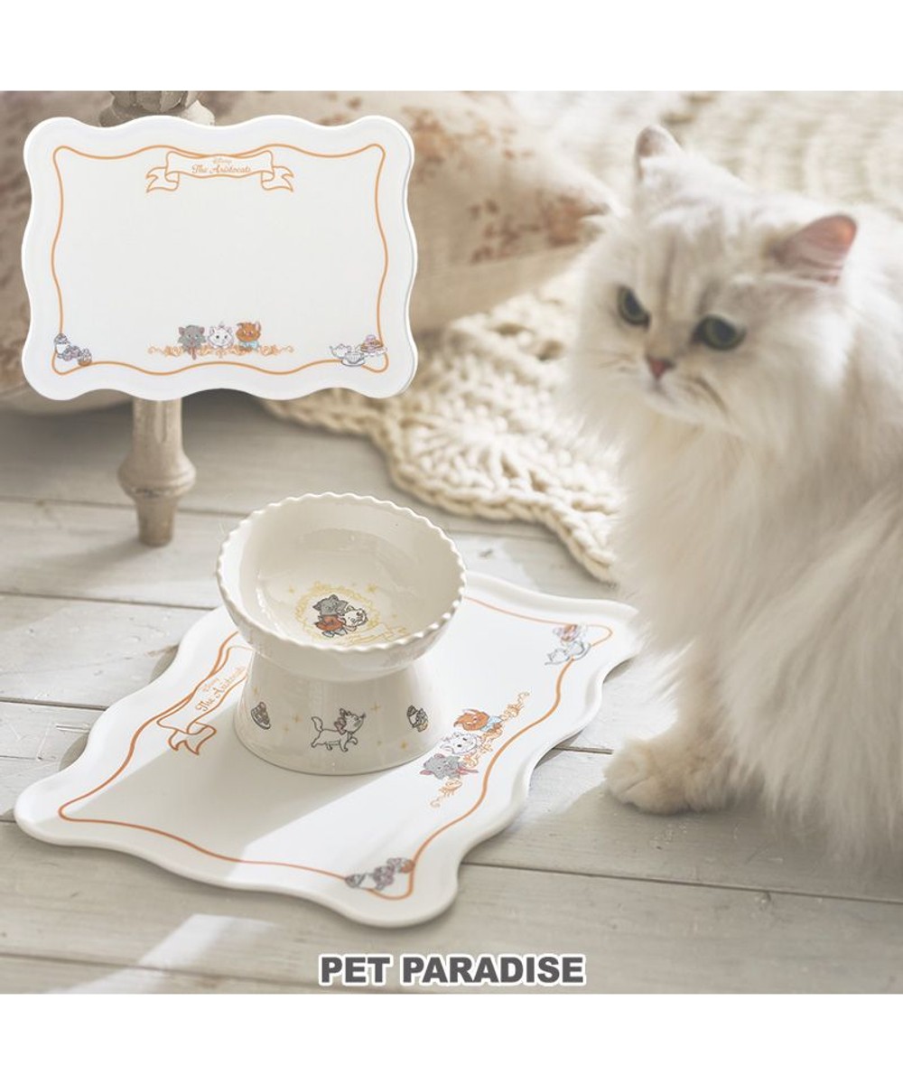 ディズニー 3兄弟 猫 高さのあるえさ皿 / PET PARADISE | 【通販