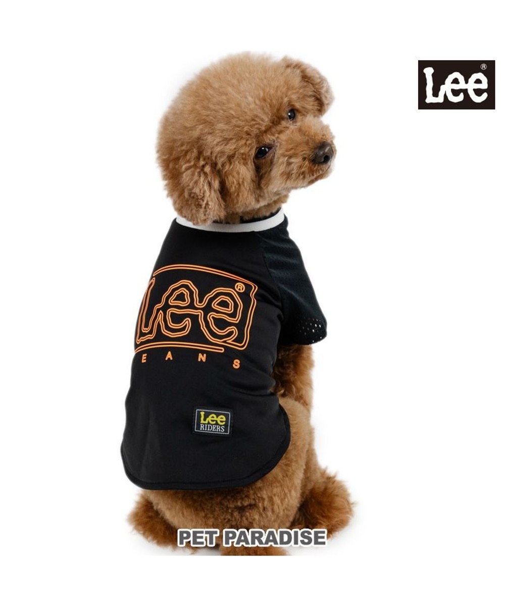 【単品値下げ予定なし】ペットパラダイス　lee 3S　パーカー 犬の服 犬 服 秋冬 Lee パーカー 【小型犬】 白 ロゴ レッド