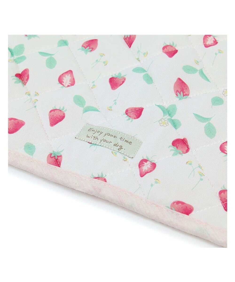 PET PARADISE ペットパラダイス クール マット 《いちご＆お花柄》 90×60㎝ 