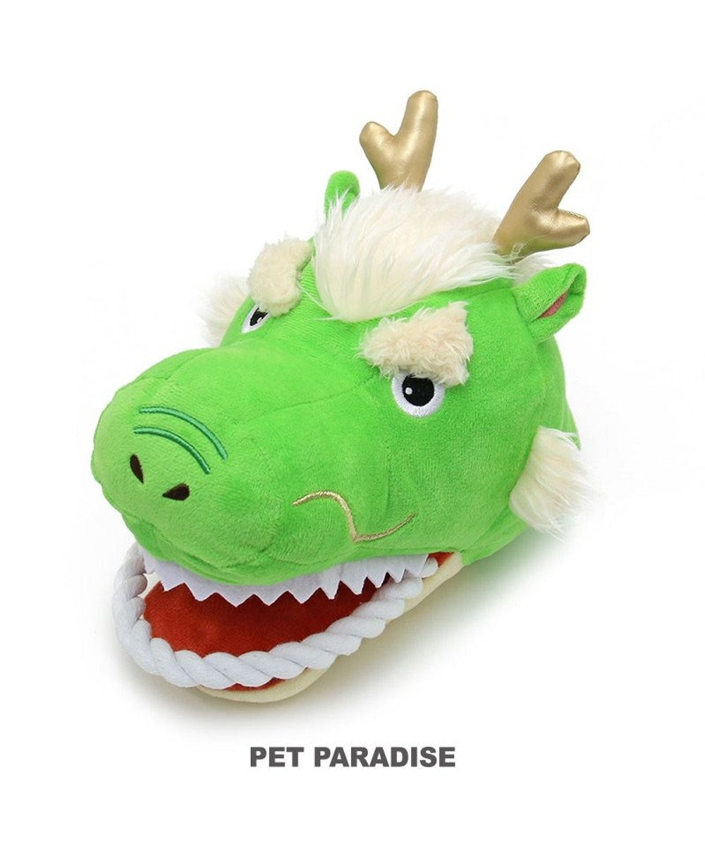 PET PARADISE ロープパペット トイ 干支おもちゃ 辰 緑
