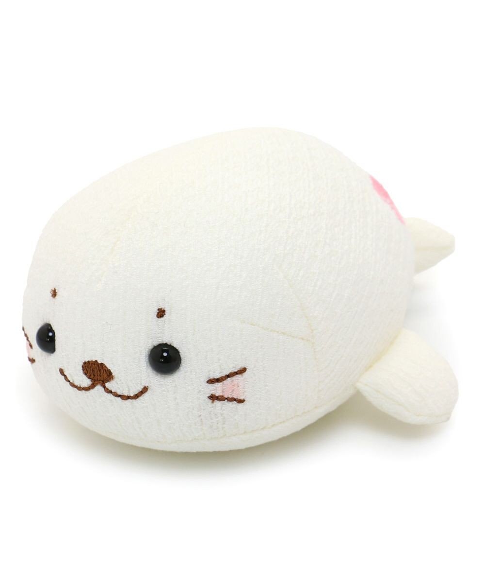 Mother garden しろたん ちりめん ちびマスコット 《しろたん/らっこいぬ》単品 