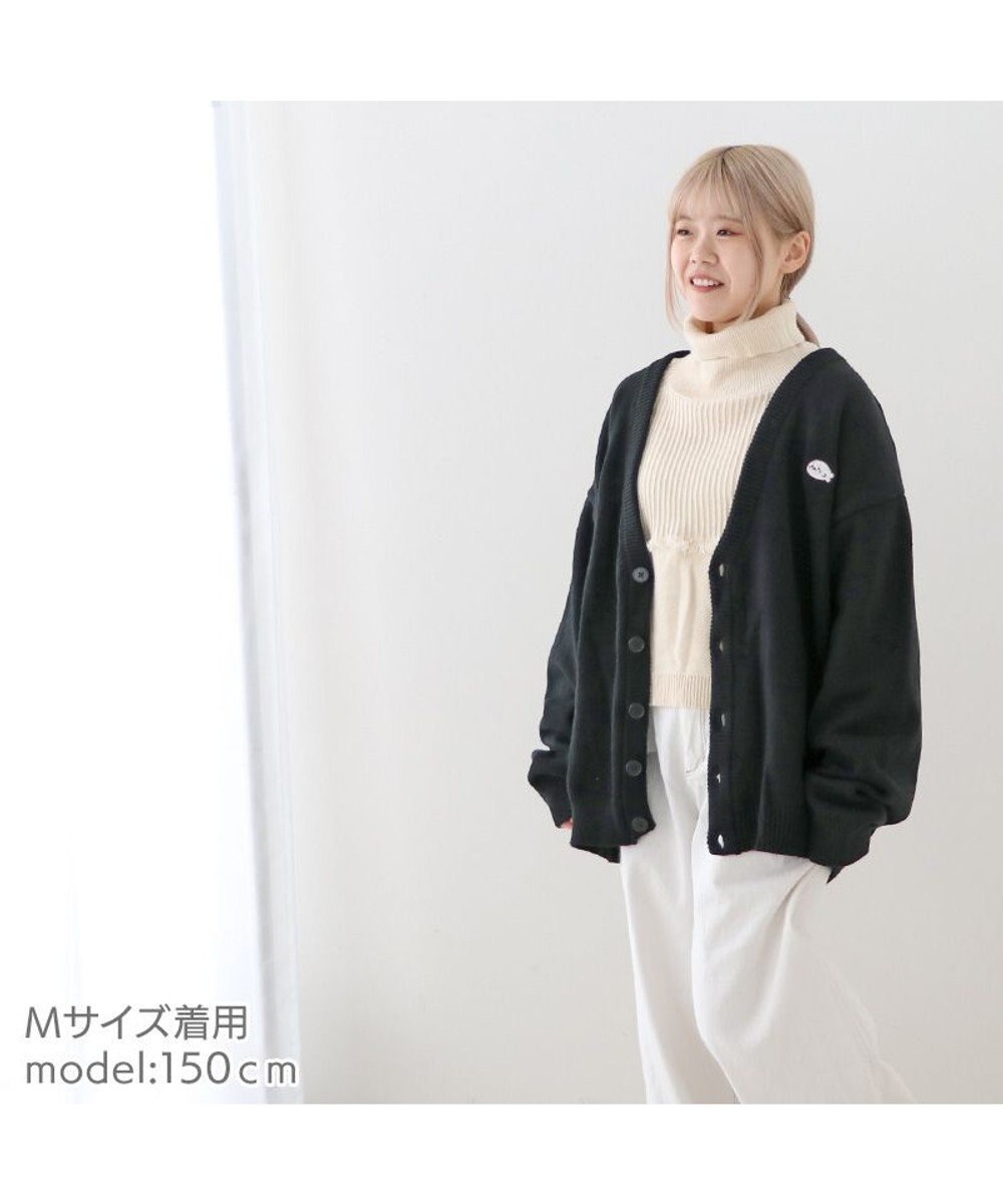 Mother garden しろたん 刺繍ニットカーディガン ユニセックス 