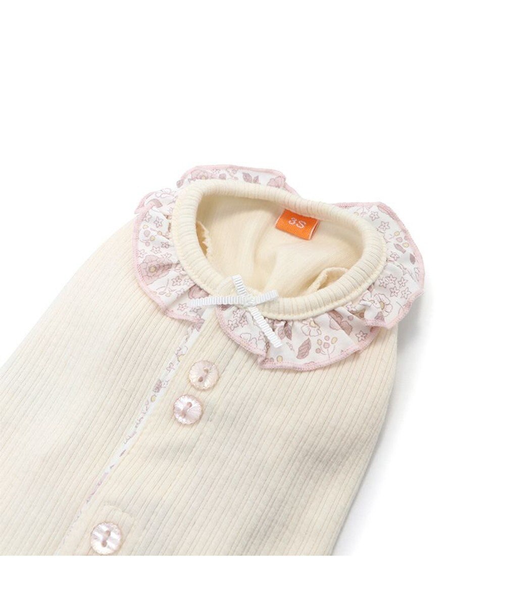 PET PARADISE 花柄 フリル 背中開き Tシャツ 小型犬 