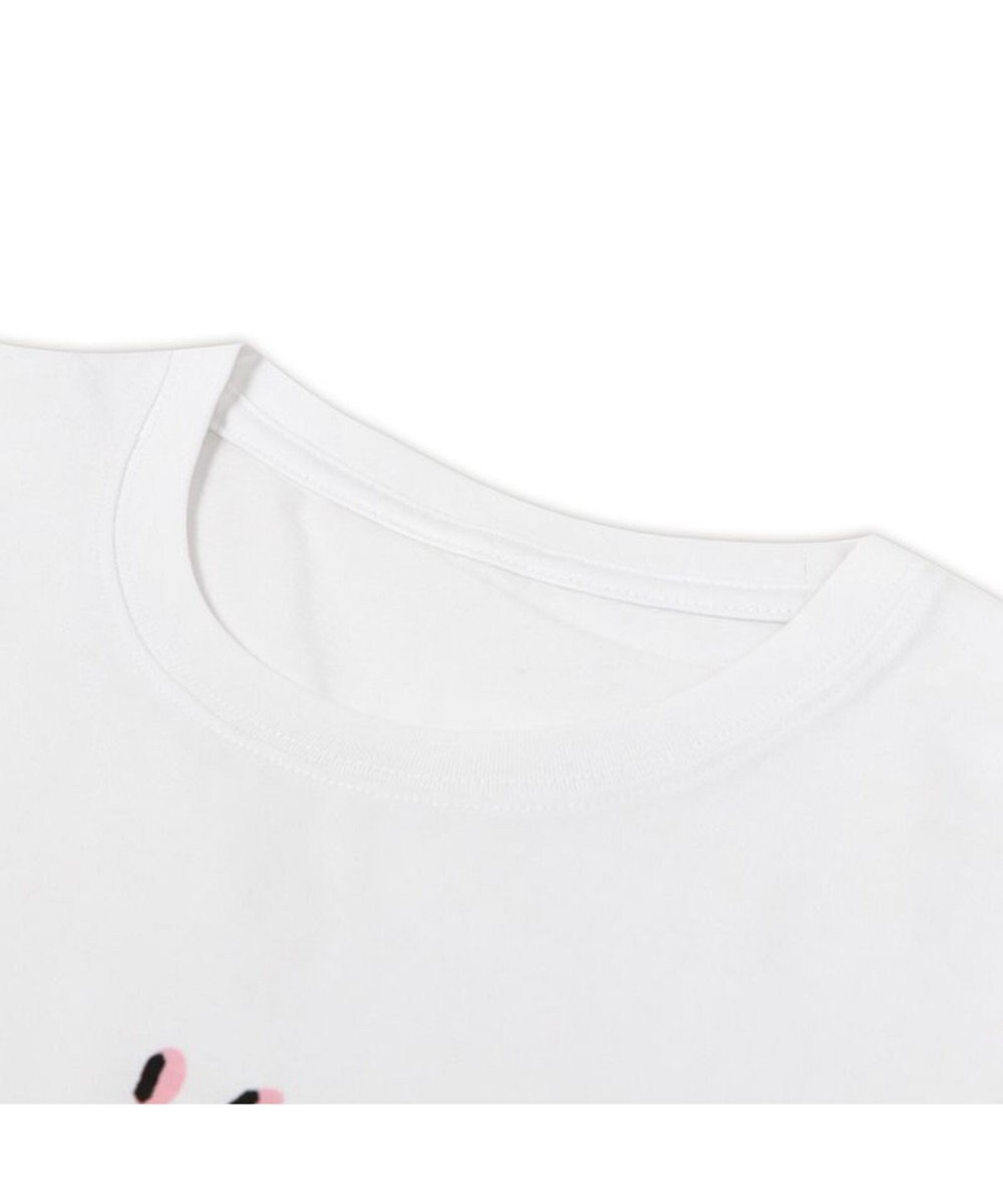 Mother garden しろたん Tシャツ 半袖 《しっぽハート》  ユニセックス 男女兼用 