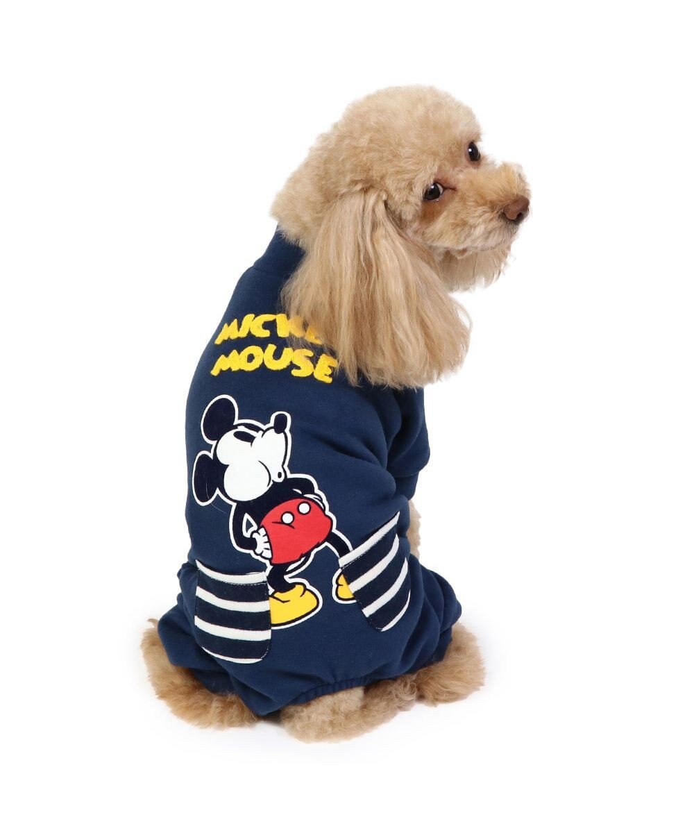 ディズニー ミッキーマウス ペティヒート ロンパース 小型犬, 紺（ネイビー・インディゴ）, ３Ｓ