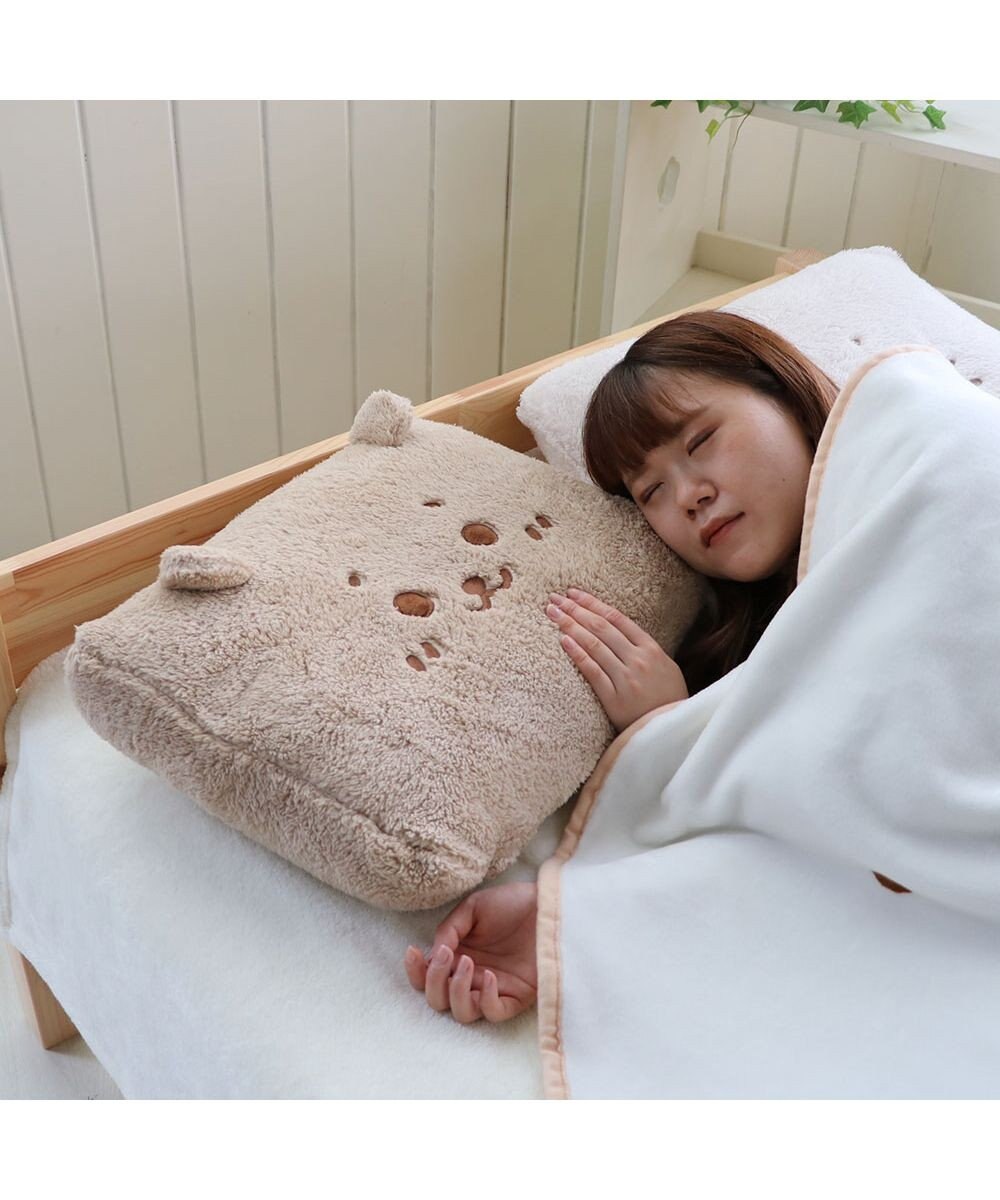 【色: パンダ】【Ｆｒｅｅｓｉａ】かわいい フワフワ やわらか 枕にもなる オフ