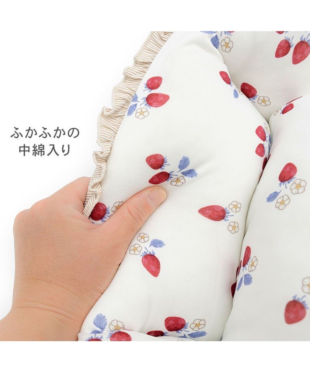 PET PARADISE ペットパラダイス クールカドラー 丸型 《苺花柄》 Ｓ 