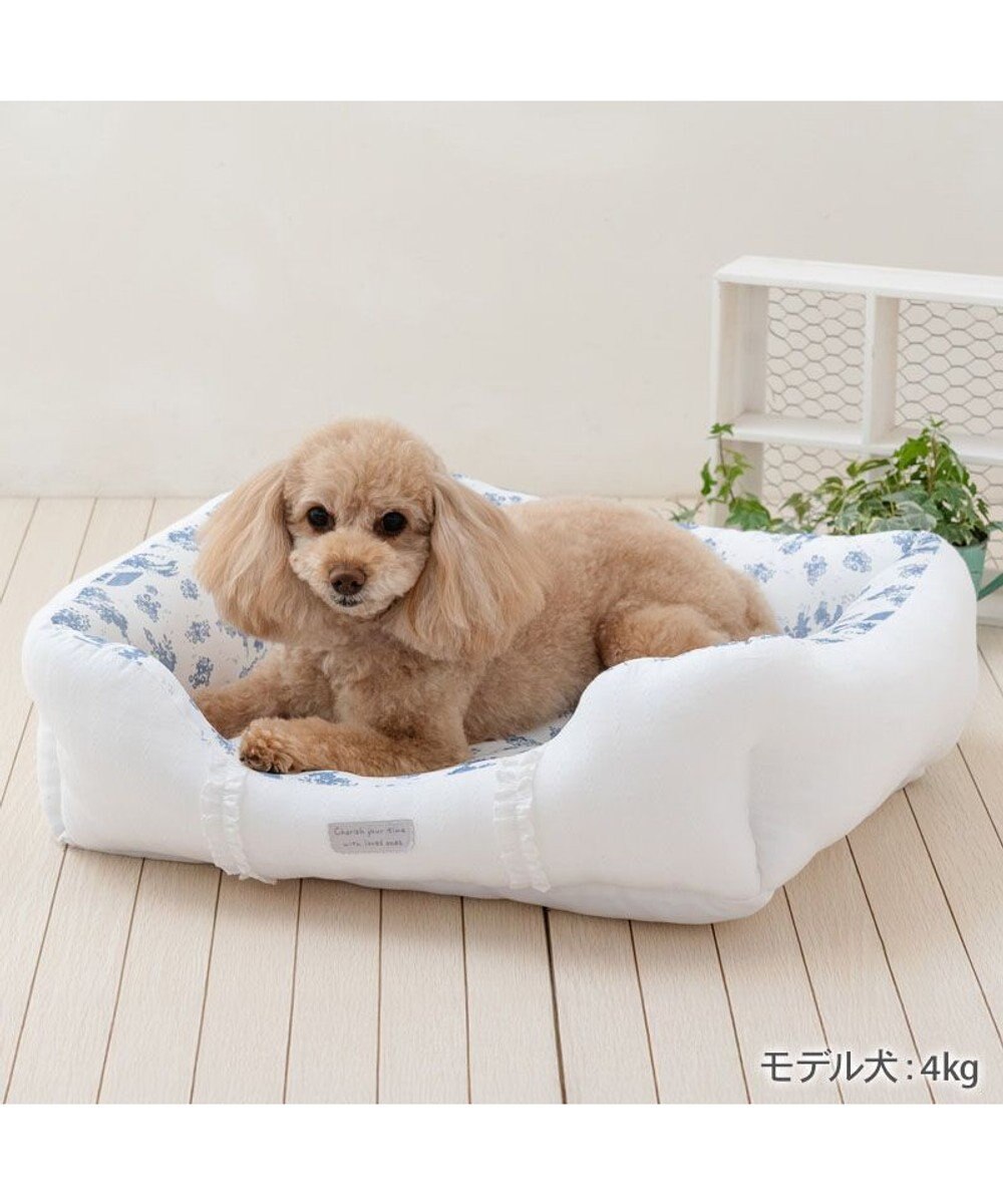 PET PARADISE ペットパラダイス クールカドラー 《トワルドジュイ柄》 四角型 M