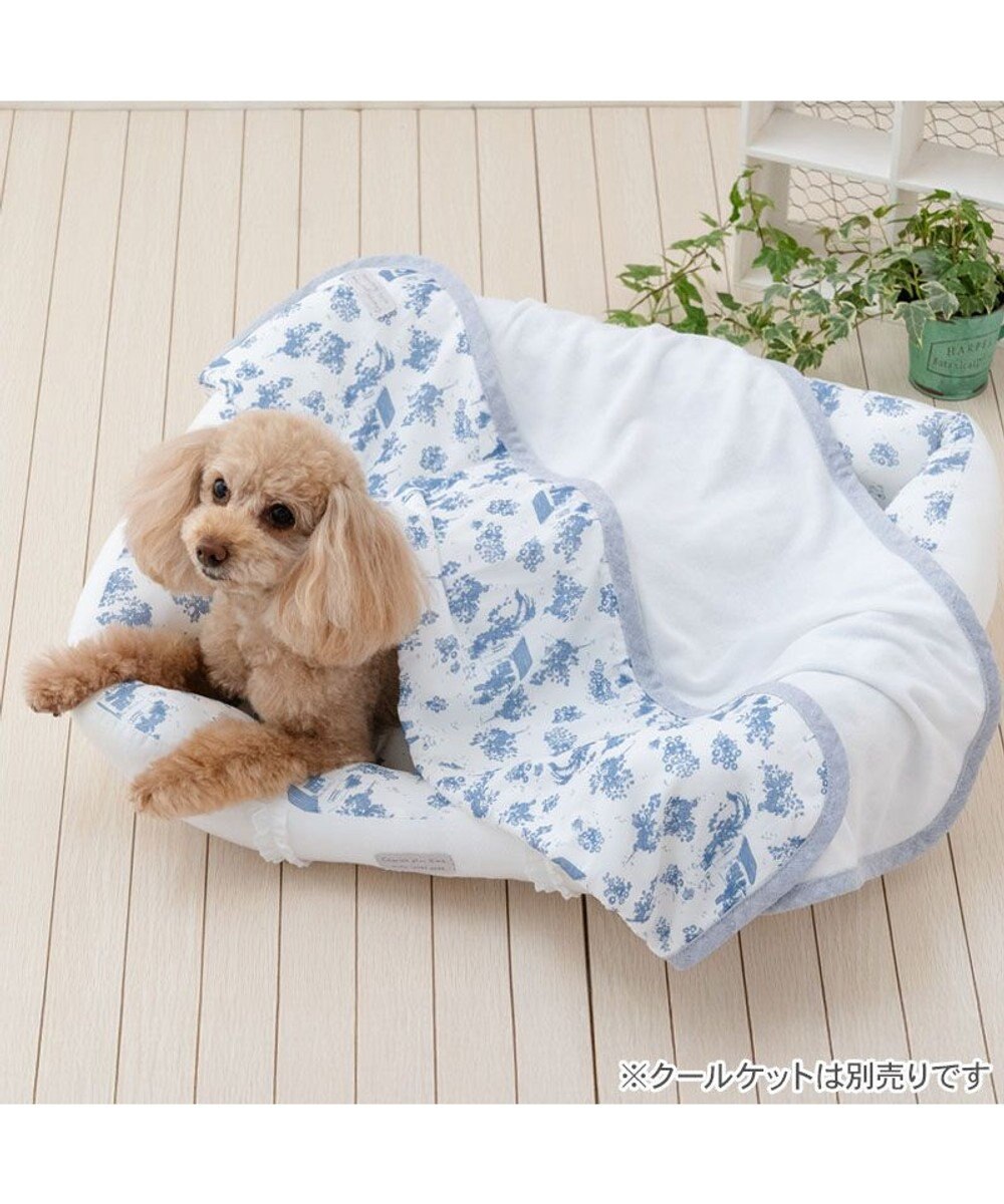 PET PARADISE ペットパラダイス クールカドラー 《トワルドジュイ柄》 四角型 M