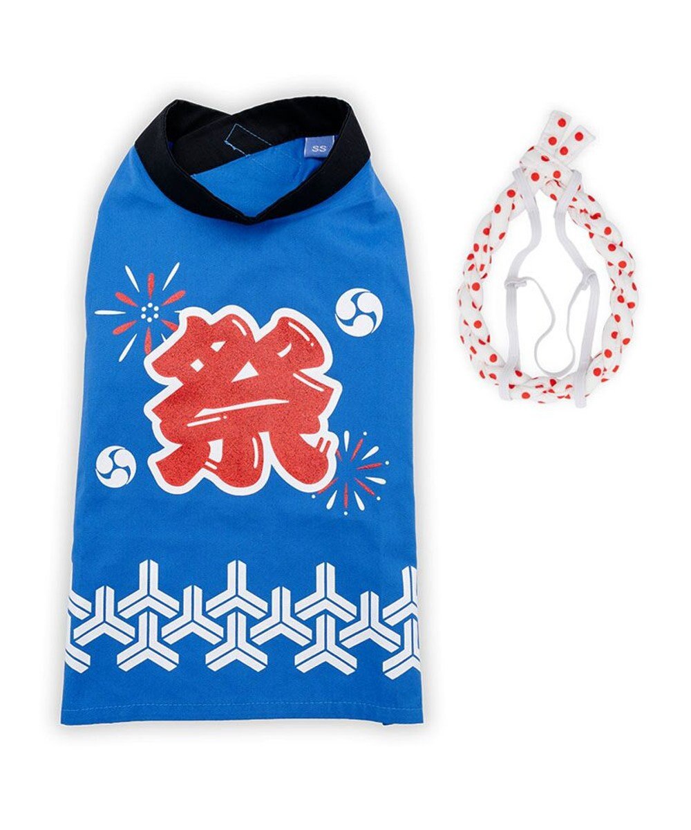 PET PARADISE ペットパラダイス ねじり鉢巻き付き 法被　小型犬 