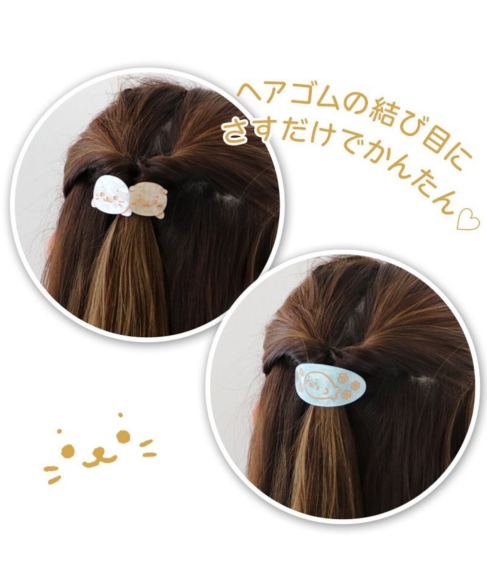 Mother garden しろたん ポニーフック 《しろたん＆らっこいぬ/お花 》 単品 