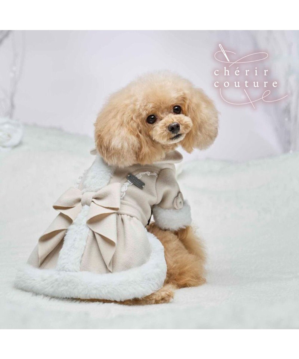 PET PARADISE cherircouture バックリボンコート 小型犬 