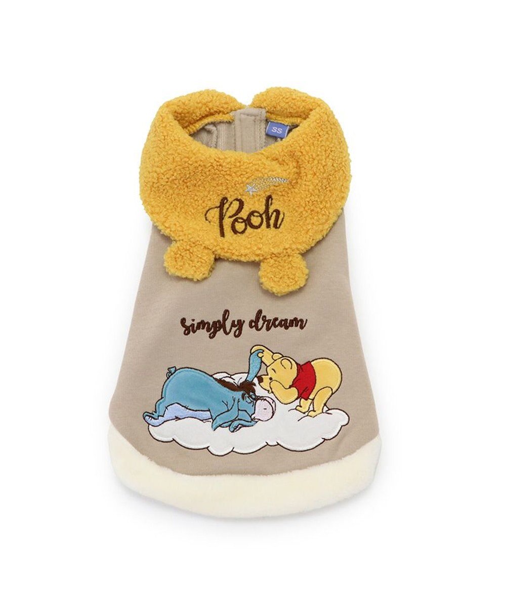 PET PARADISE ディズニー くまのプーさん ドリームトレーナー 耳付き襟 小型犬 