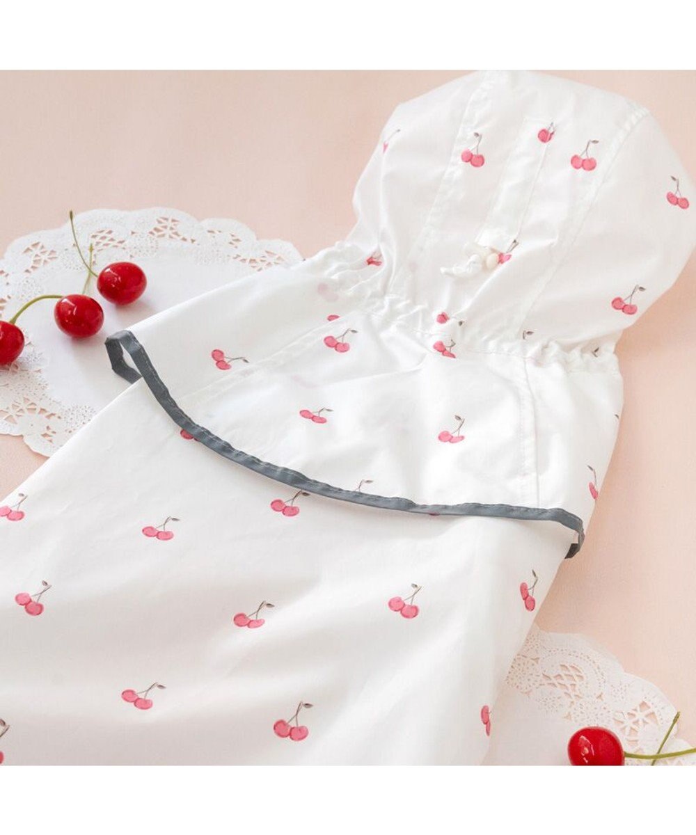 PET PARADISE ペットパラダイス ケープ付き レインコート 《チェリー》 中型犬 大型犬 