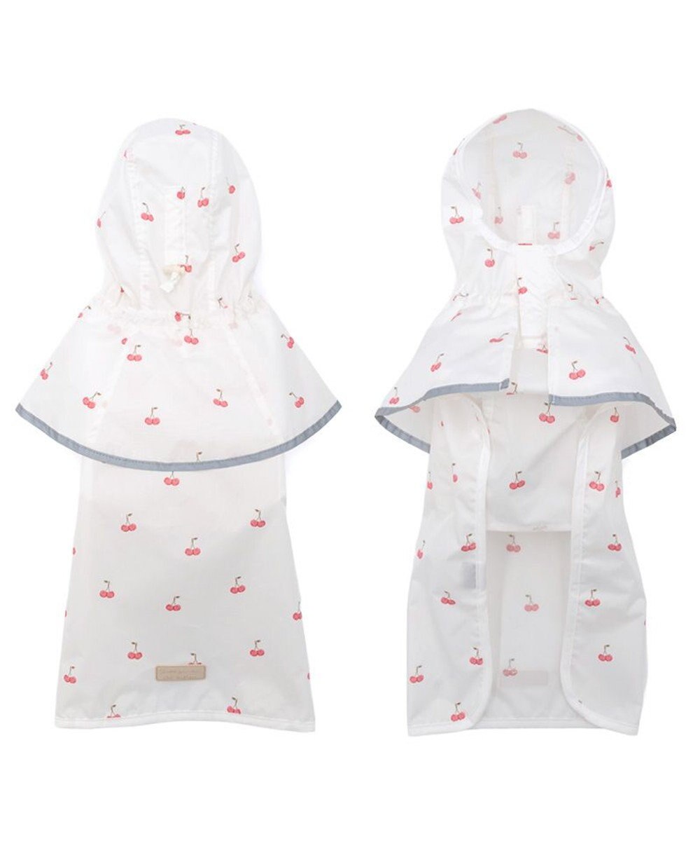 PET PARADISE ペットパラダイス ケープ付き レインコート 《チェリー》 中型犬 大型犬 