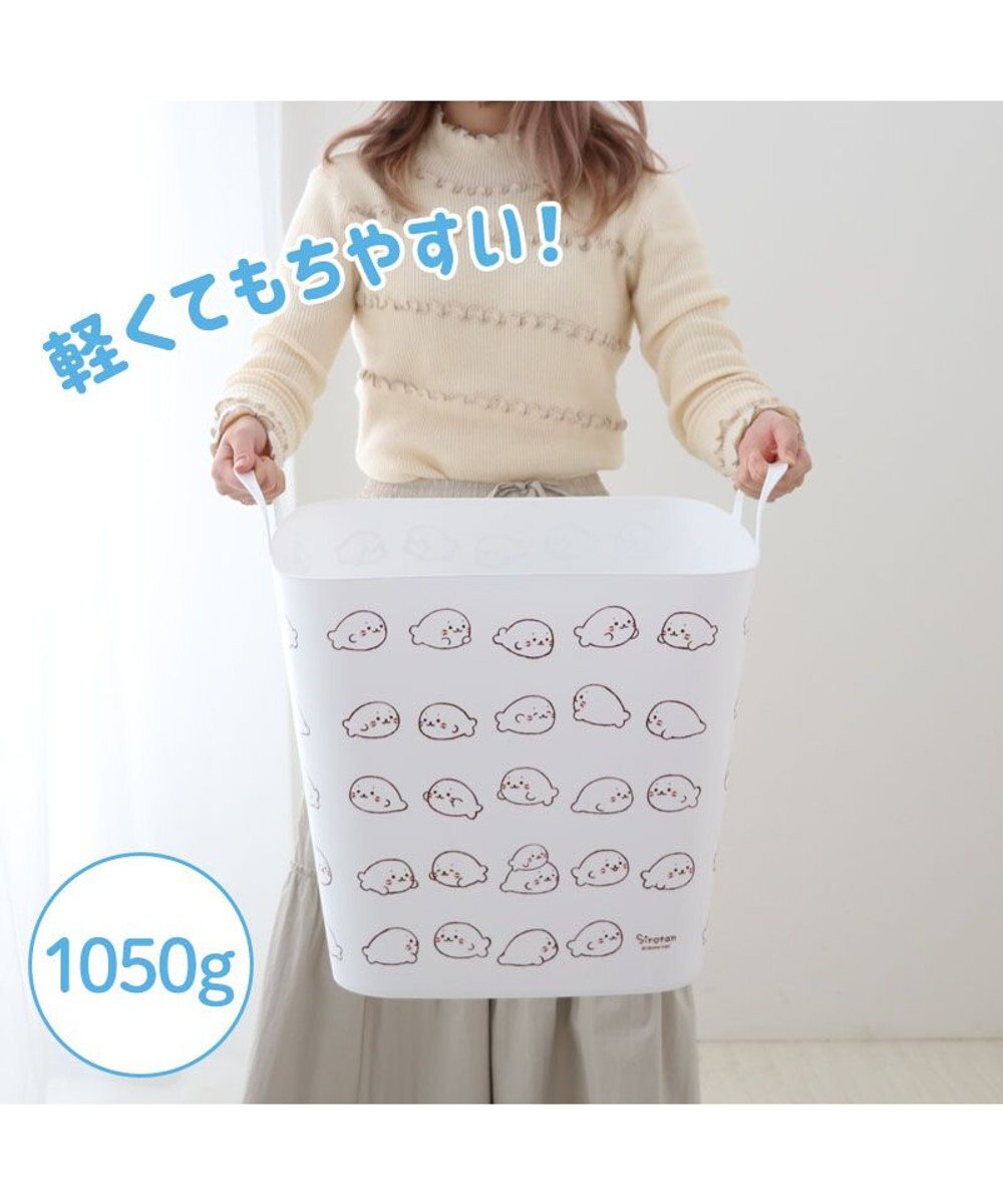 Mother garden しろたん いっぱい柄 マルチバスケット 