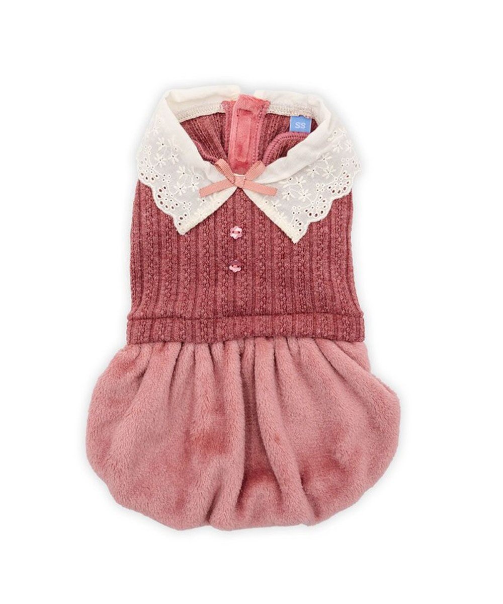 PET PARADISE ペットパラダイス レース襟 ワンピース 小型犬 