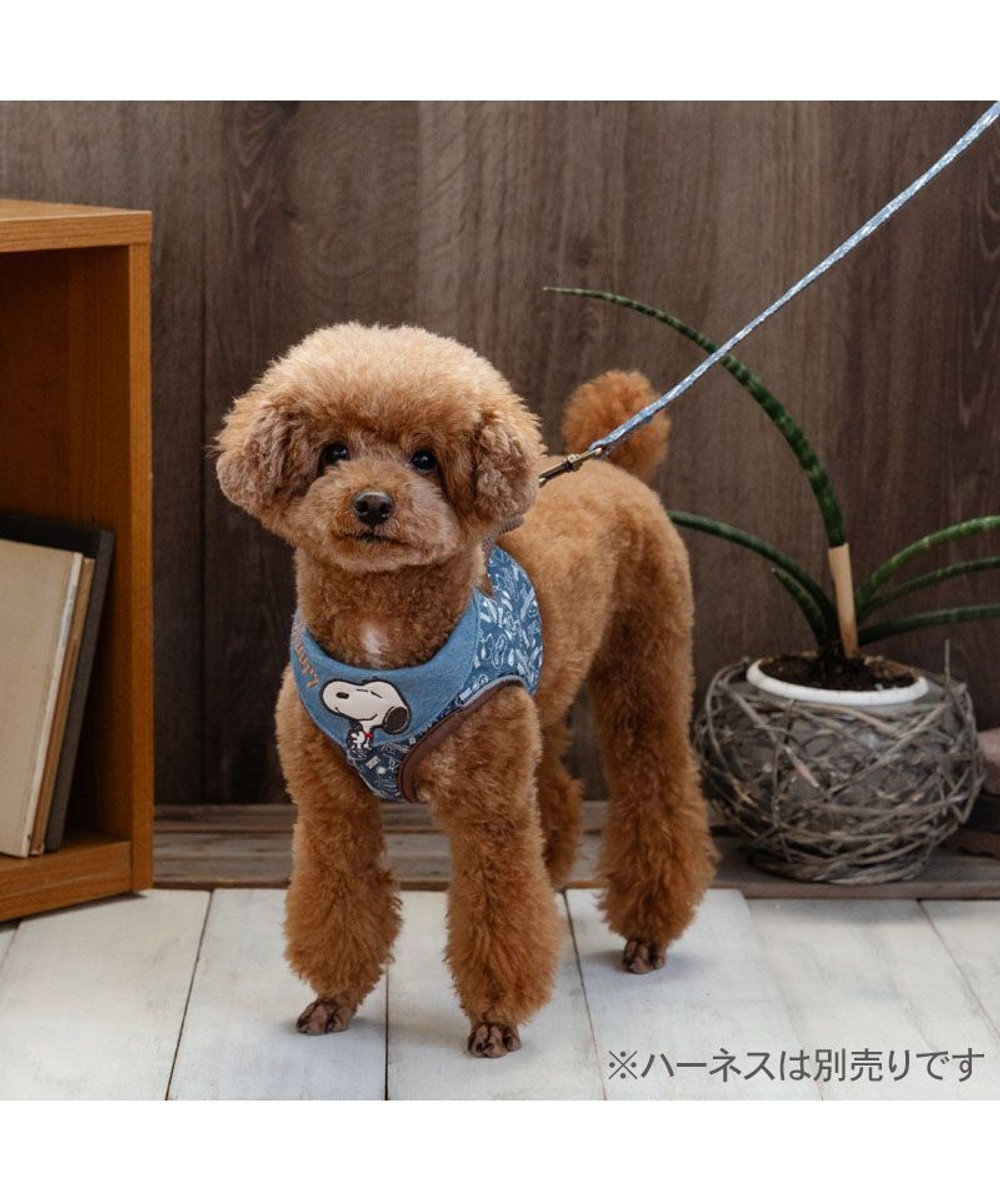 PET PARADISE スヌーピー リード 《デニム風》 SS~S 小型犬