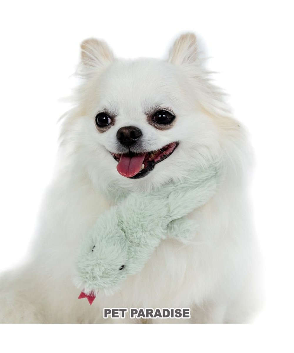 PET PARADISE ペットパラダイス 干支 巳 マフラー 《グリーン》 小型犬 ４Ｓ～３Ｓ・ＤＳＳ グリーン