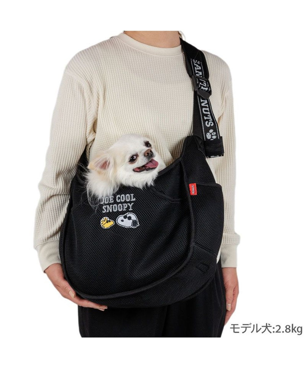 美品★スヌーピー ジョークール メッシュスリング 小型犬 約4～8kg スヌーピー ジョークール メッシュスリング S 超小型犬 約1.5
