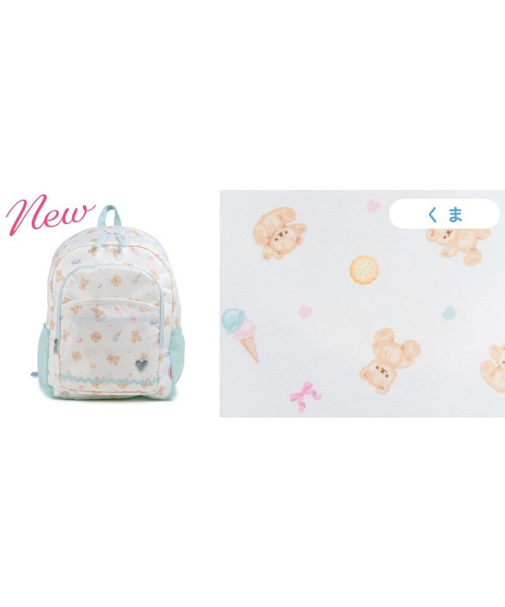 Mother garden マザーガーデン 子供用 リュックサック 【Lサイズ】 《くま柄》 