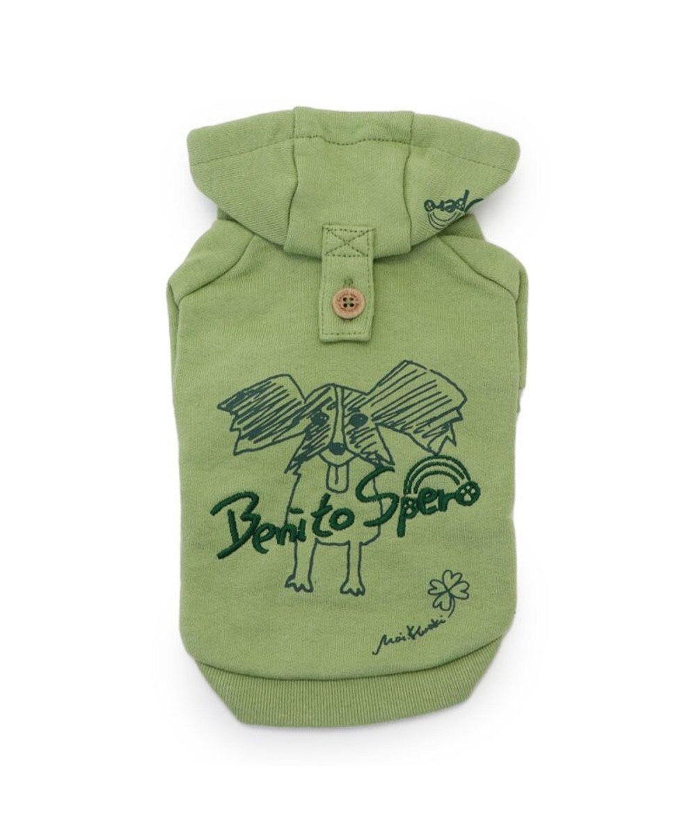 PET PARADISE ペットパラダイス Mai Kuraki ベニート パーカー 《オリーブ》 中型犬 