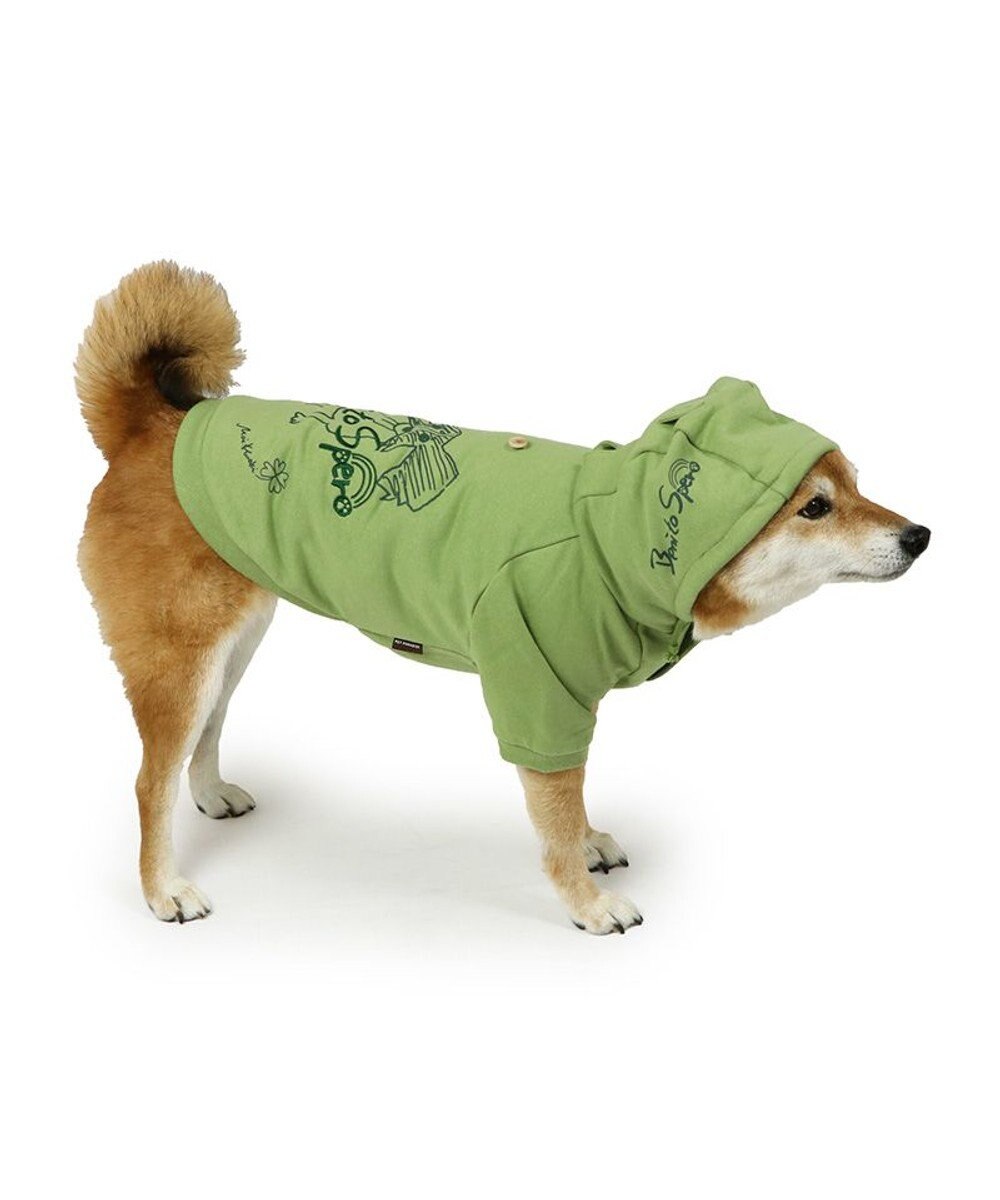 PET PARADISE ペットパラダイス Mai Kuraki ベニート パーカー 《オリーブ》 中型犬 