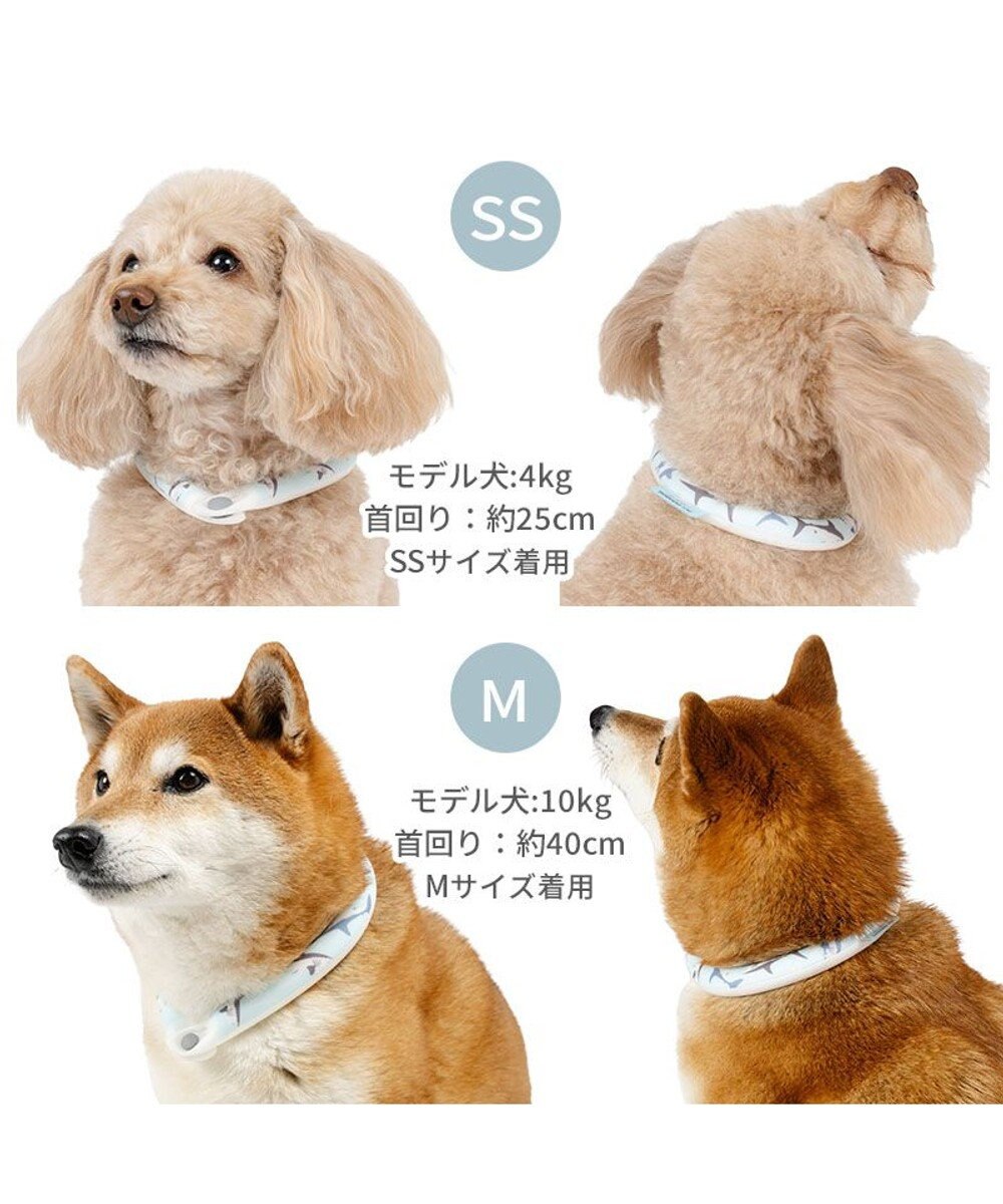 PET PARADISE ペットパラダイス ２８℃ クールリング ＳＳ 《サメ柄》 