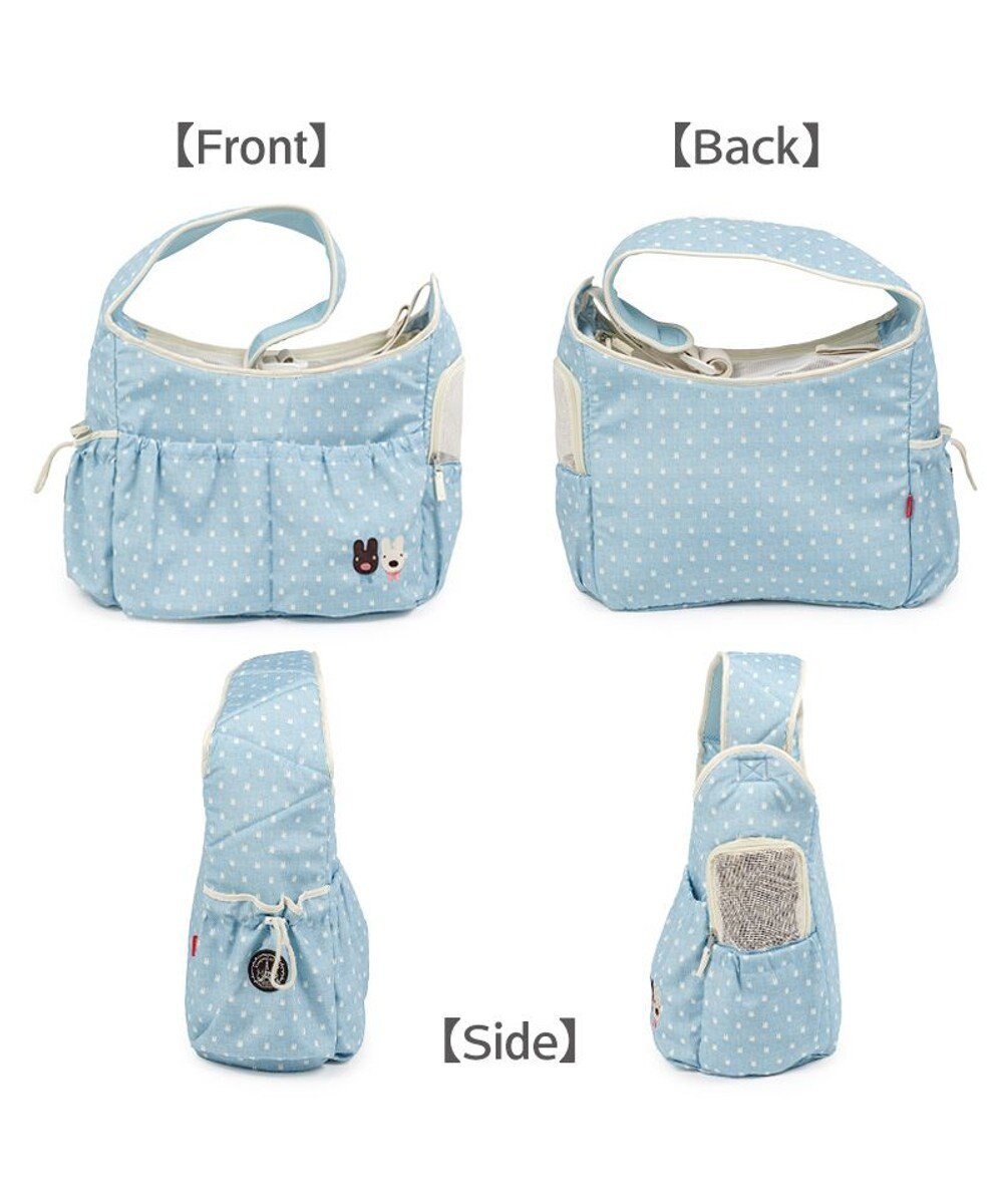 PET PARADISE リサとガスパール 刺繍 スリングバッグ Ｍ 