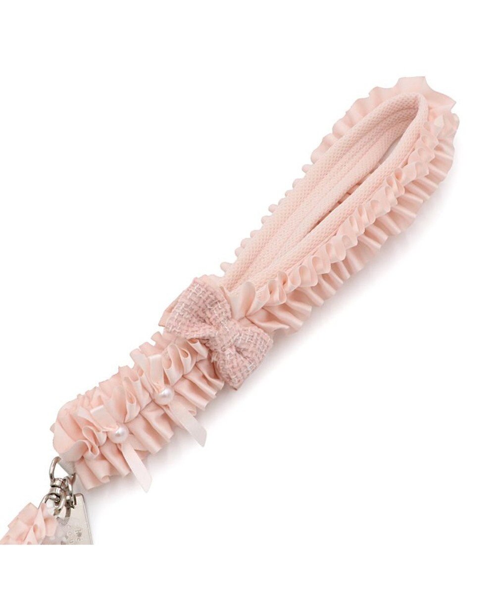 PET PARADISE cherircouture ツイード リボンリード 《ピンク》 ４Ｓ～３Ｓ 