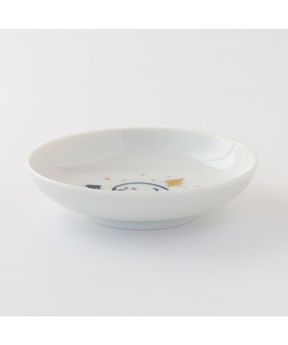 Mother garden しろたん 豆皿 5枚セット 《正面 市松 水玉 千鳥 雲》 