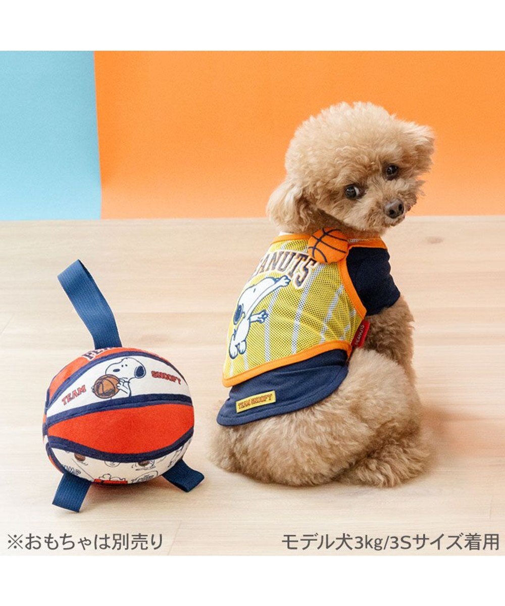 PET PARADISE スヌーピー バスケット Ｔシャツ 接触冷感《イエロー》 小型犬 