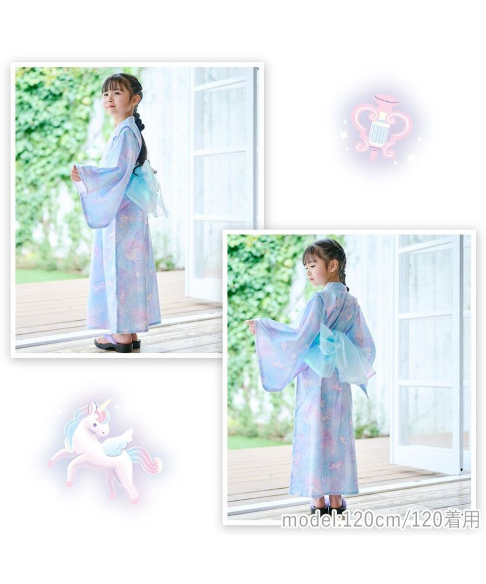 Mother garden マザーガーデン 2024 ワンピース 浴衣 《ユニコーン ミルキーウェイ柄》 100/110/120/130/140 