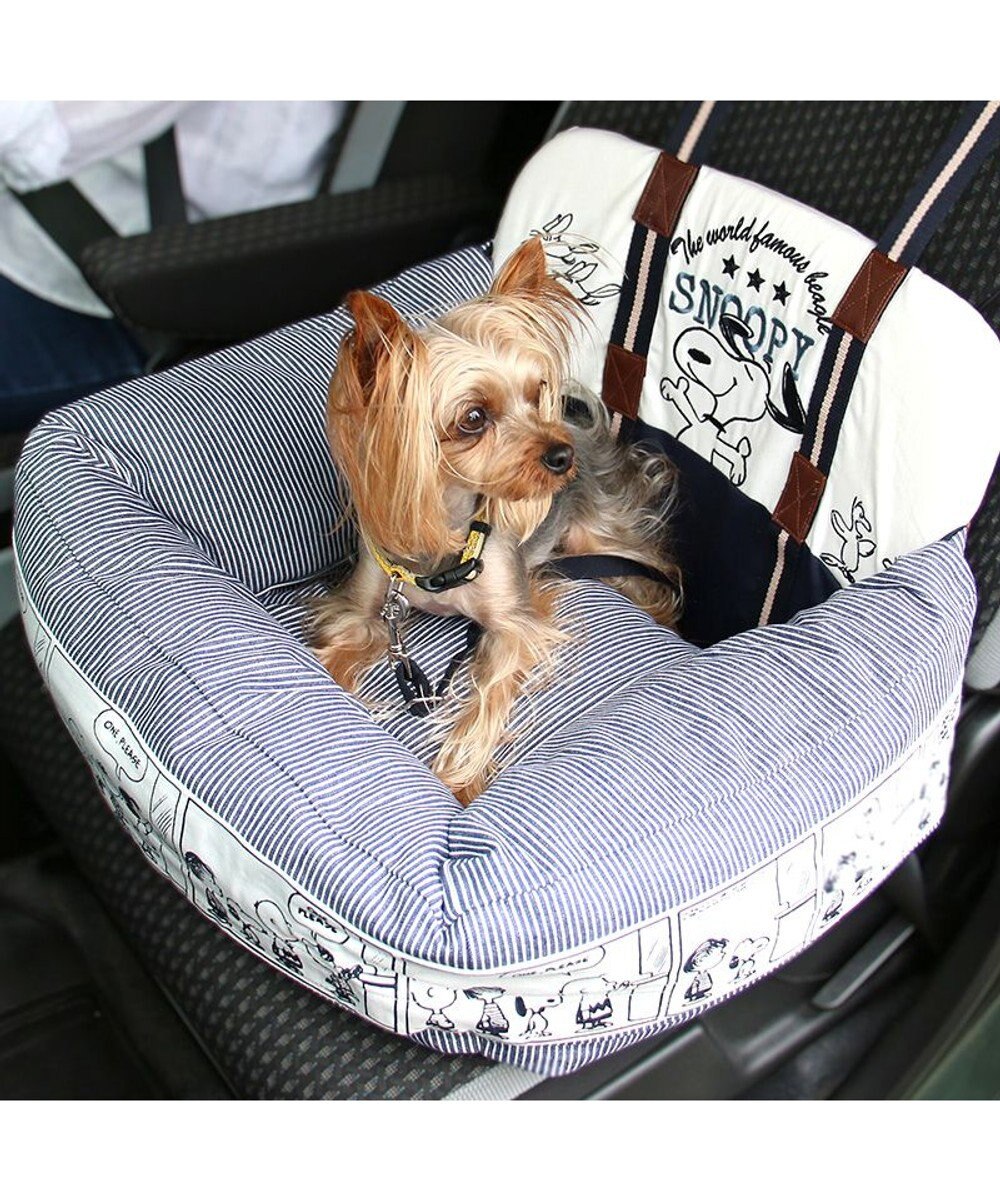 PET PARADISE ≪ネット店限定≫  スヌーピー ドライブ カドラー  ハピーダンス柄  小型犬 