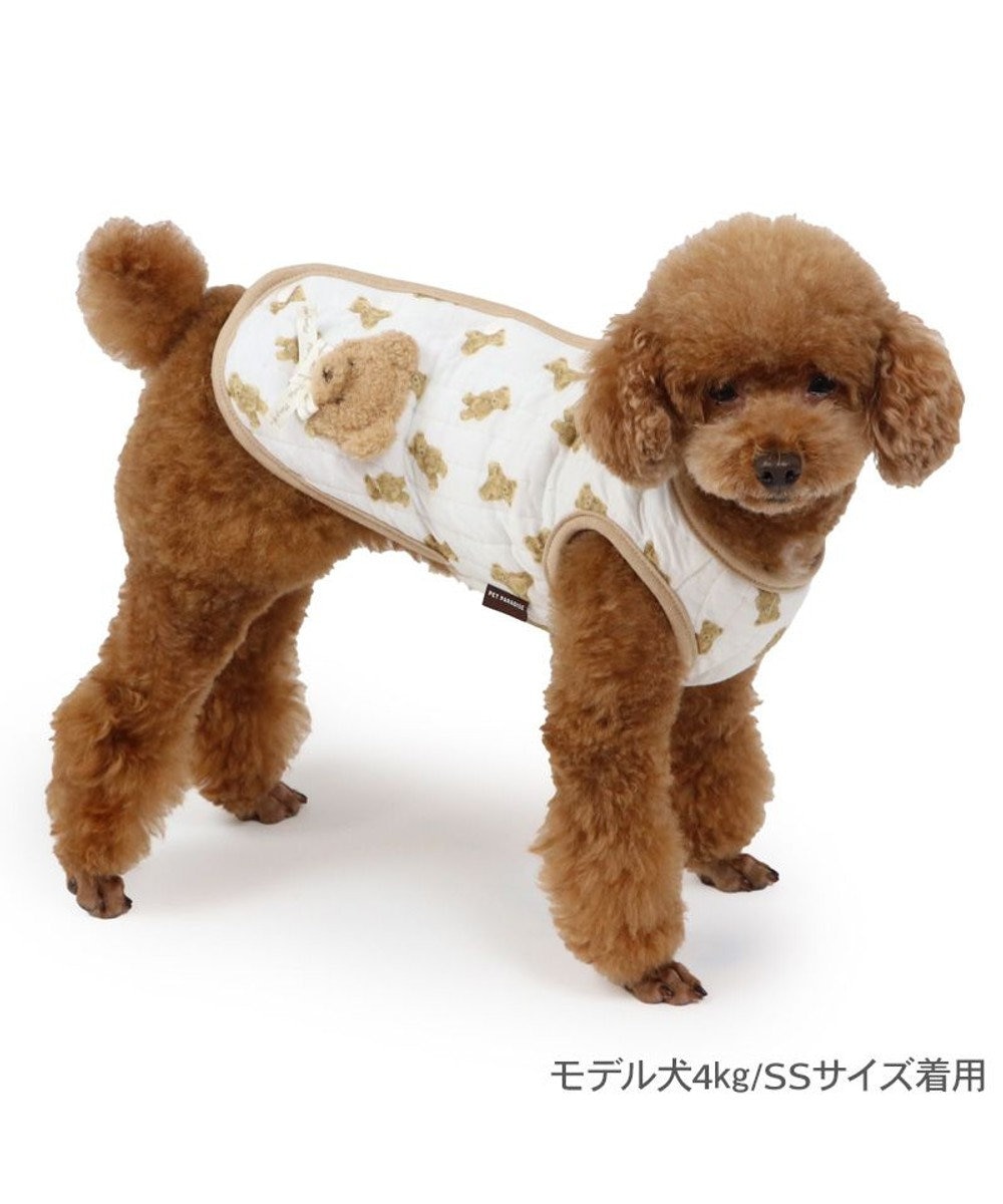 ペットパラダイス くまちゃん ふわりと キルトベスト 小型犬 超