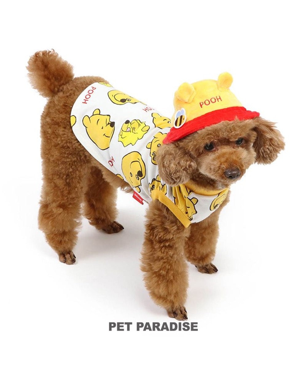 PET PARADISE ディズニー くまのプーさん バケットハット付き Tシャツ 小型犬 イエロー